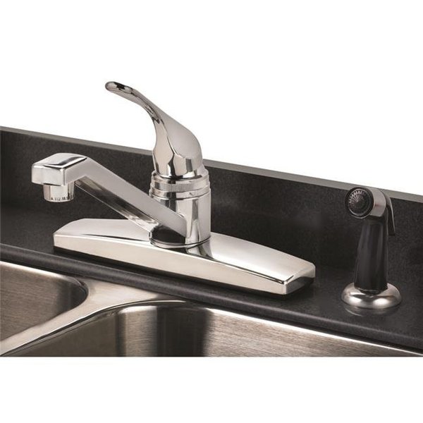 Home Plus Home Plus 45256 Traditional One Handle Chrome Kitchen Faucet 45256